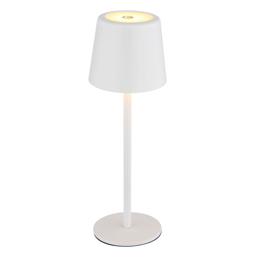 Globo - LED Dimming Εξωτερικού χώρου αφής επιτραπέζιο φωτιστικό LED/2W/5V 3000/4000/6000K 2200 mAh IP44 λευκό