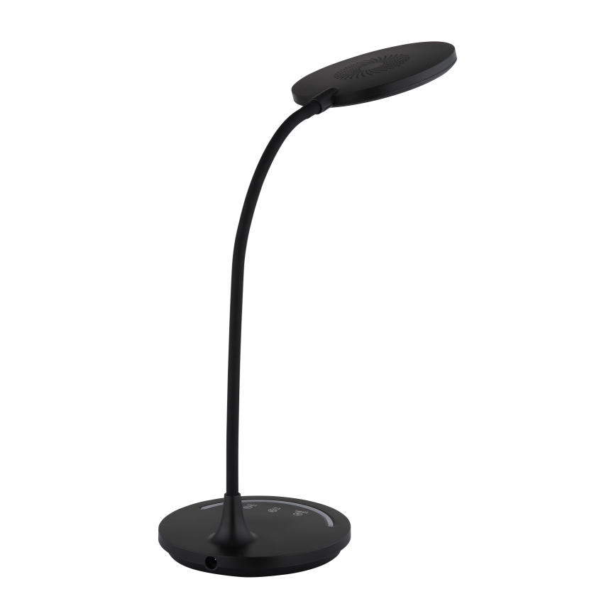 Globo - LED Dimming εύκαμπτο αφής επιτραπέζιο φωτιστικό LED/12W/230V 3000/4000/6500K CRI 90 μαύρο