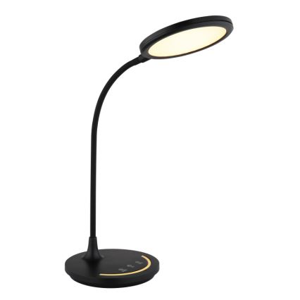Globo - LED Dimming εύκαμπτο αφής επιτραπέζιο φωτιστικό LED/12W/230V 3000/4000/6500K CRI 90 μαύρο
