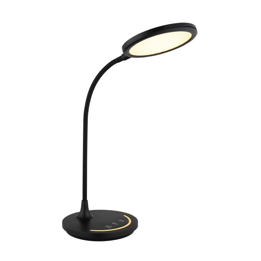 Globo - LED Dimming εύκαμπτο αφής επιτραπέζιο φωτιστικό LED/12W/230V 3000/4000/6500K CRI 90 μαύρο