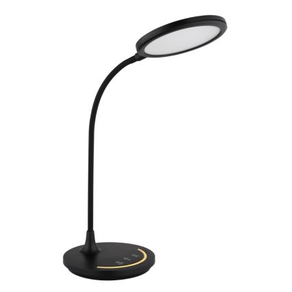 Globo - LED Dimming εύκαμπτο αφής επιτραπέζιο φωτιστικό LED/12W/230V 3000/4000/6500K CRI 90 μαύρο