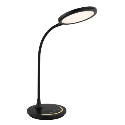 Globo - LED Dimming εύκαμπτο αφής επιτραπέζιο φωτιστικό LED/12W/230V 3000/4000/6500K CRI 90 μαύρο