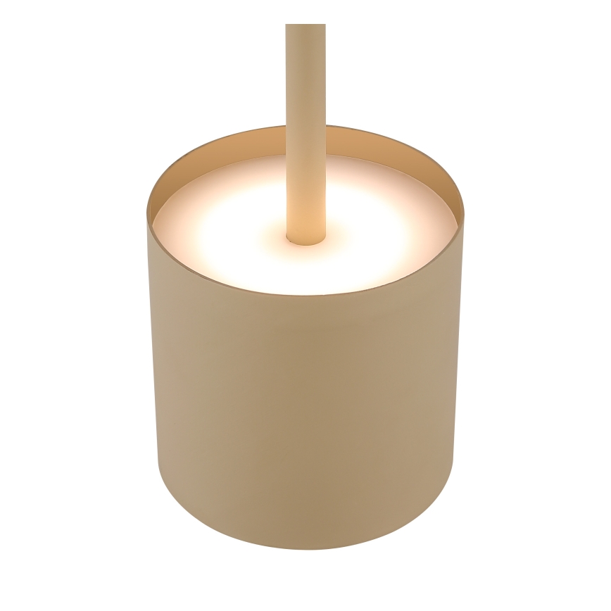 Globo - LED ρυθμιζόμενη επιτραπέζια λάμπα αφής, επαναφορτιζόμενη LED/1,5W/5V 2200 mAh, μπεζ