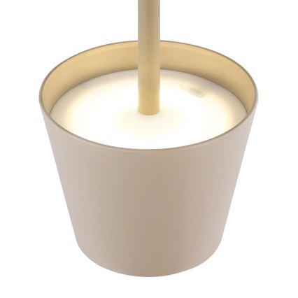 Globo - LED ρυθμιζόμενη με έλεγχο αφής επαναφορτιζόμενη εξωτερική επιτραπέζια λάμπα LED/3W/5V 3000/4000/5000K IP54 1800 mAh