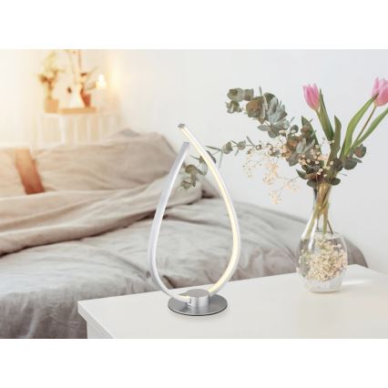 Globo - LED Επιτραπέζιο φωτιστικό LED/6W/230V ασημί