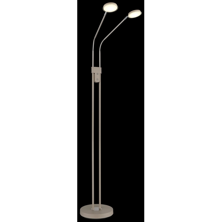 Globo - Ρυθμιζόμενο φωτιστικό δαπέδου LED 2xLED/6,5W/230V 2700/3350/4000K μπεζ