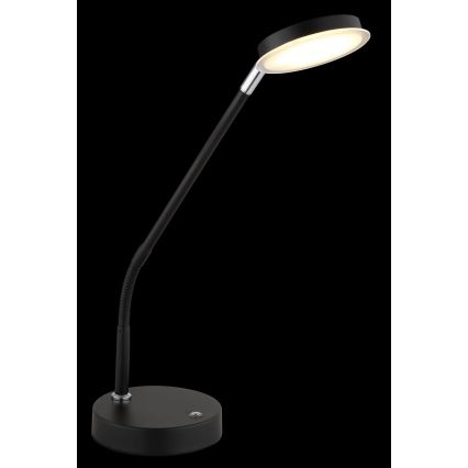 Globo - Ρυθμιζόμενη επιτραπέζια λάμπα αφής LED/6,5W/230V 2700/3350/4000K μαύρη