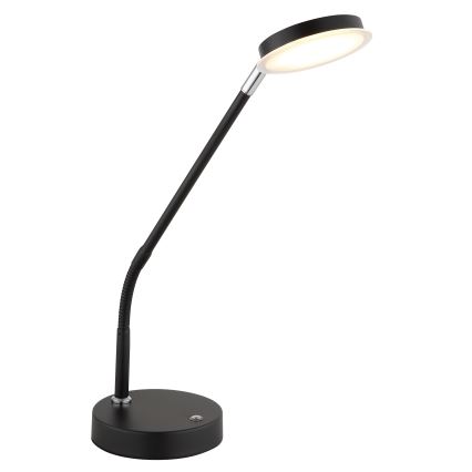 Globo - Ρυθμιζόμενη επιτραπέζια λάμπα αφής LED/6,5W/230V 2700/3350/4000K μαύρη