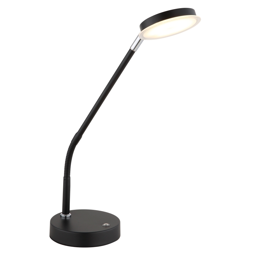 Globo - Ρυθμιζόμενη επιτραπέζια λάμπα αφής LED/6,5W/230V 2700/3350/4000K μαύρη