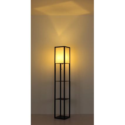 Globo - Επιδαπέδιο φωτιστικό 1xE27/60W/230V μαύρο