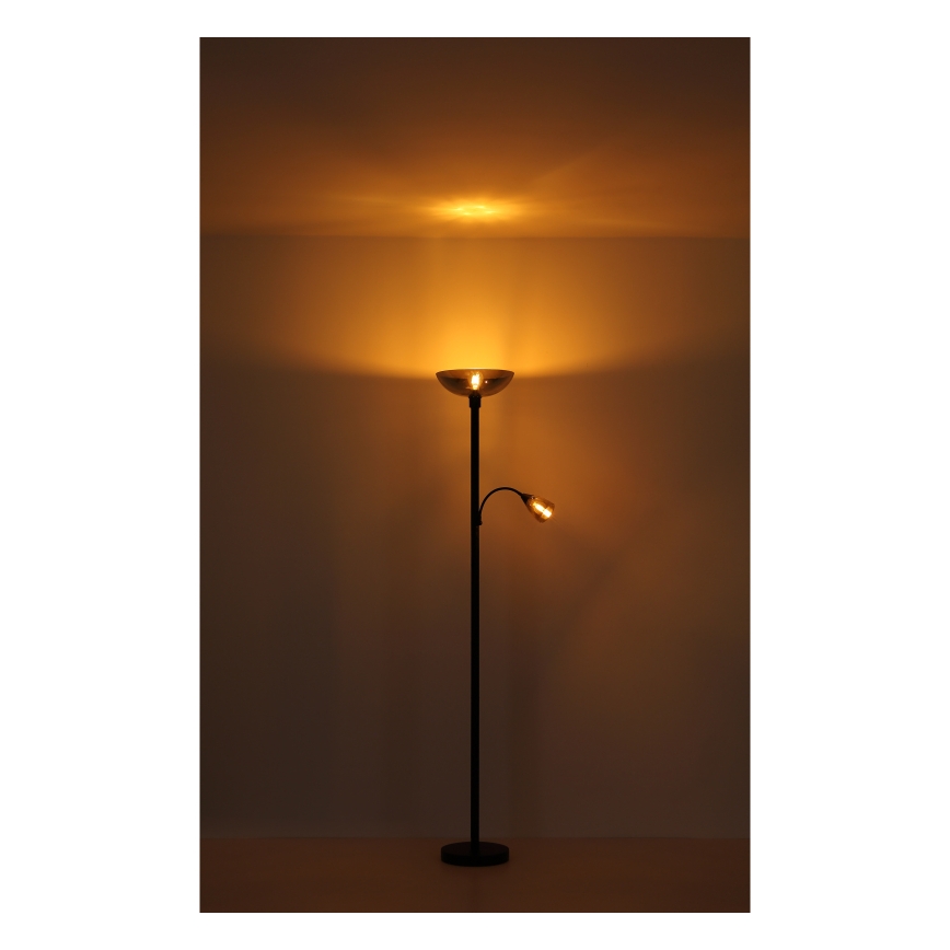 Globo - Επιδαπέδιο φωτιστικό 1xE27/60W/230V + 1xE14/40W