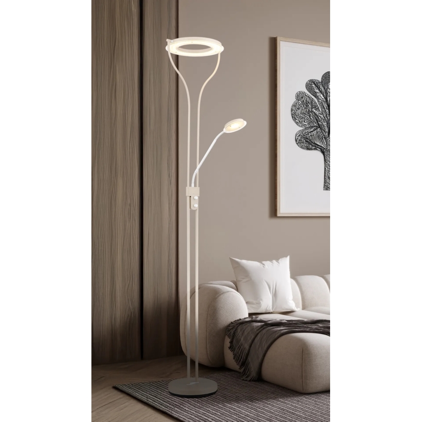 Globo - LED ρυθμιζόμενο επιδαπέδιο φωτιστικό LED/20W/230V + LED/4W 3000K