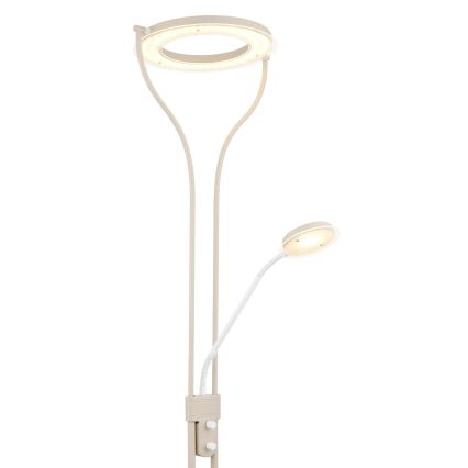Globo - LED ρυθμιζόμενο επιδαπέδιο φωτιστικό LED/20W/230V + LED/4W 3000K