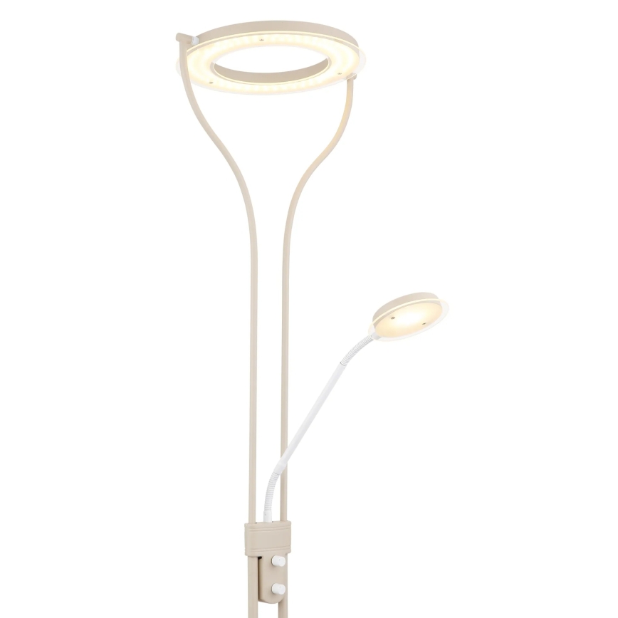 Globo - LED ρυθμιζόμενο επιδαπέδιο φωτιστικό LED/20W/230V + LED/4W 3000K
