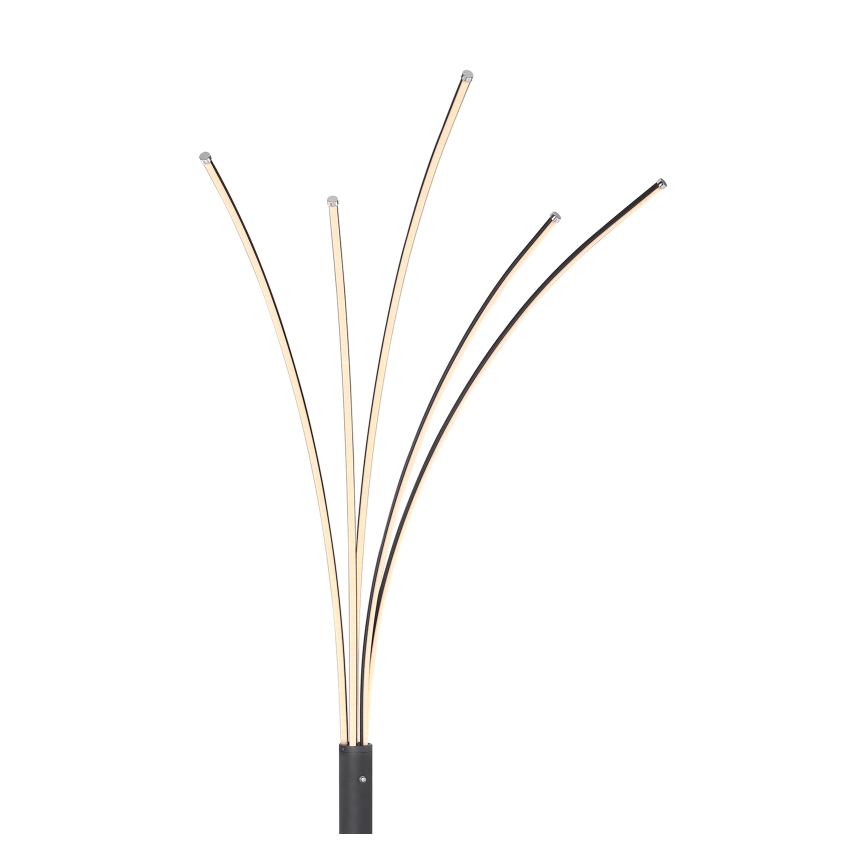 Globo - LED ρυθμιζόμενο επιδαπέδιο φωτιστικό με αισθητήρα αφής LED/36W/230V μαύρο