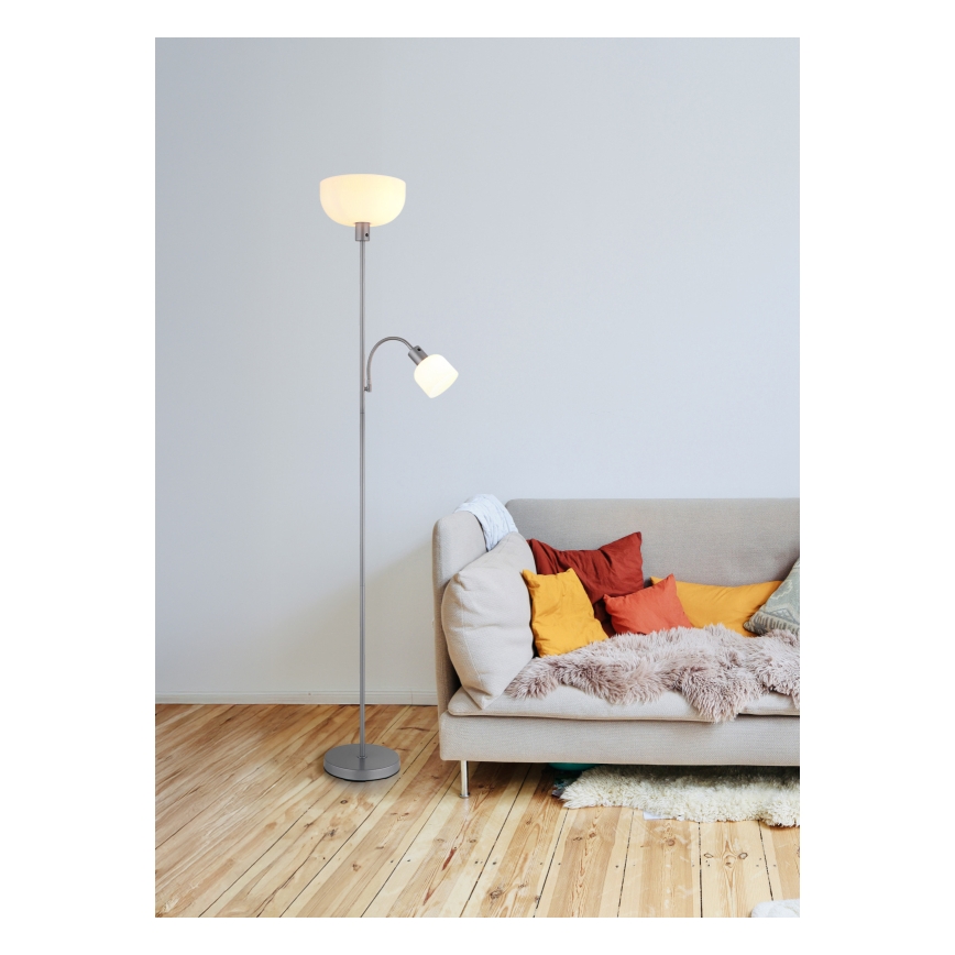 Globo - Επιδαπέδιο φωτιστικό 1xE27/40W/230V + 1xE14/25W