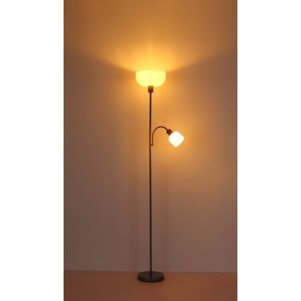 Globo - Επιδαπέδιο φωτιστικό 1xE27/40W/230V + 1xE14/25W