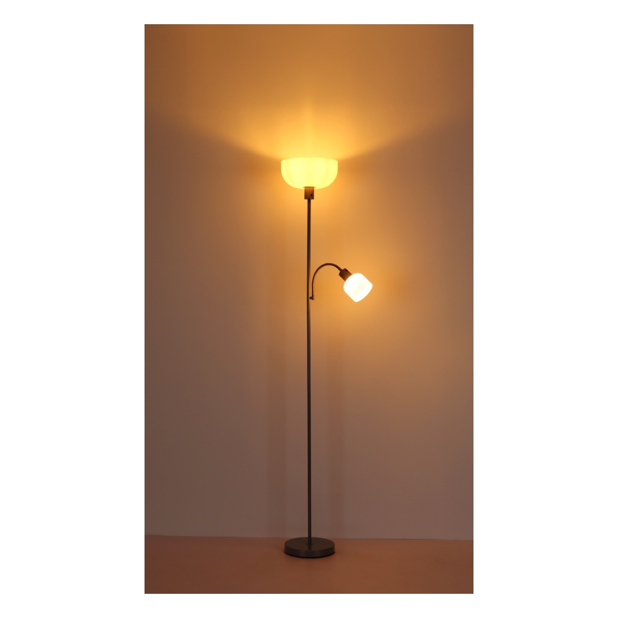 Globo - Επιδαπέδιο φωτιστικό 1xE27/40W/230V + 1xE14/25W