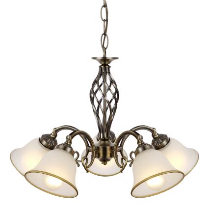 Globo - Πολύφωτο με αλυσίδα 5xE27/60W/230V