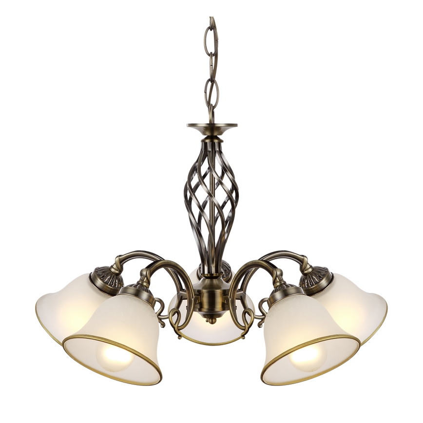 Globo - Πολύφωτο με αλυσίδα 5xE27/60W/230V