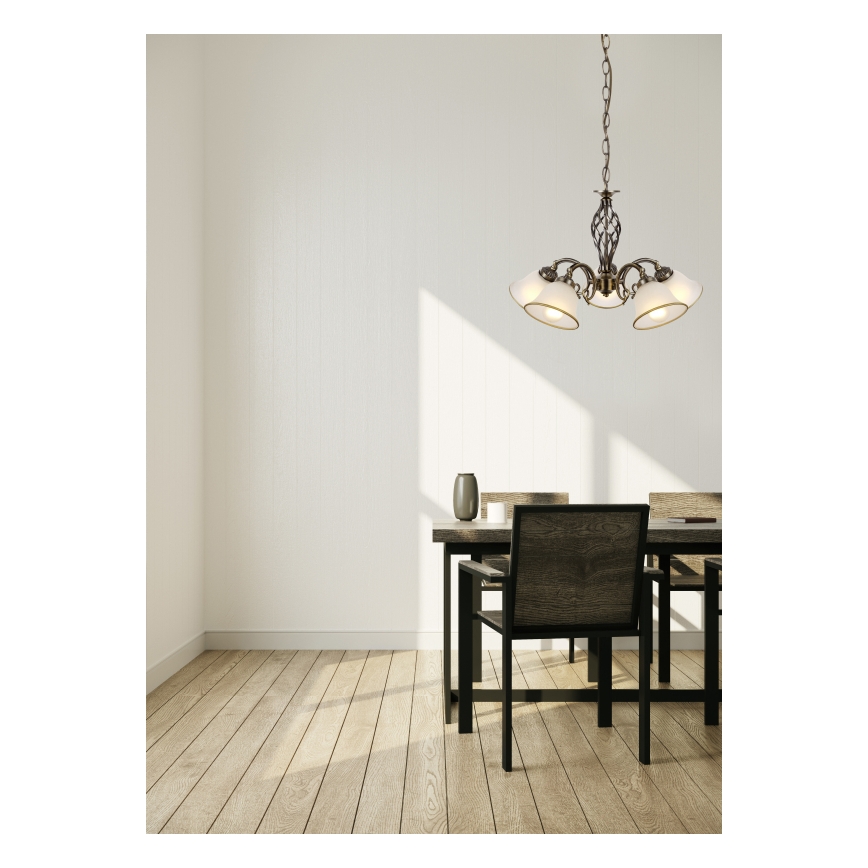 Globo - Πολύφωτο σε αλυσίδα 5xE27/60W/230V