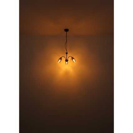 Globo - Πολύφωτο με αλυσίδα 3xE14/25W/230V