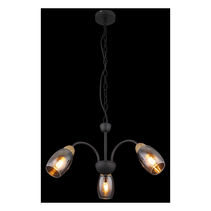 Globo - Πολύφωτο με αλυσίδα 3xE14/25W/230V