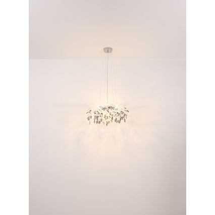 Globo - Κρεμαστό φωτιστικό οροφής 8xG9/8W/230V διάμετρος 61 cm χρυσό