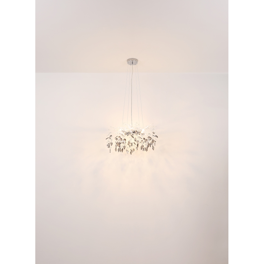 Globo - Κρεμαστό φωτιστικό οροφής 8xG9/8W/230V διάμετρος 61 cm χρυσό