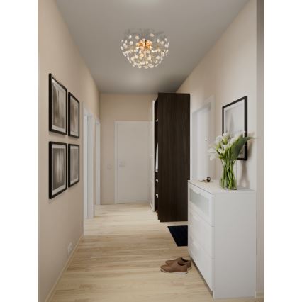 Globo - Φωτιστικό οροφής LED 4xG9/3,5W/230V διάμετρος 45 cm χρυσό