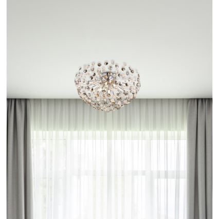 Globo - Φωτιστικό οροφής LED 6xG9/3,5W/230V διάμετρος 60 cm γυαλιστερό χρώμιο