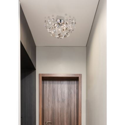 Globo - Φωτιστικό οροφής LED 4xG9/3,5W/230V διάμετρος 45 cm γυαλιστερό χρώμιο