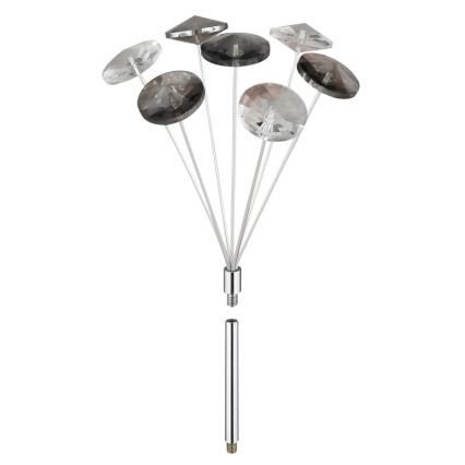 Globo - Φωτιστικό οροφής LED 4xG9/3,5W/230V διάμετρος 45 cm γυαλιστερό χρώμιο