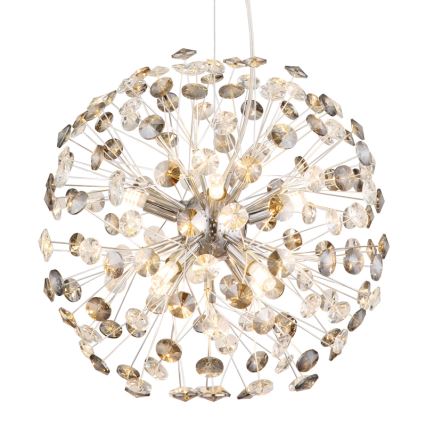 Globo - LED πολυέλαιος σε καλώδιο 8xG9/3,5W/230V γυαλιστερό χρώμιο