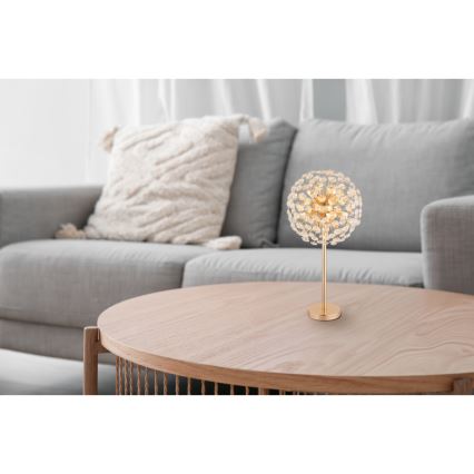 Globo - Επιτραπέζιο φωτιστικό LED 8xG9/3,5W/230V χρυσό