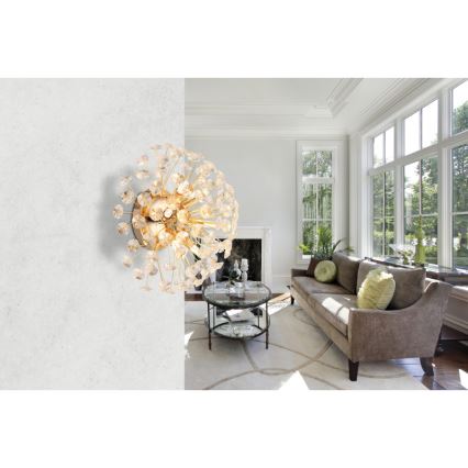 Globo - Επιτοίχιο φωτιστικό LED 6xG9/3,5W/230V χρυσό
