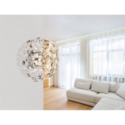 Globo - Φωτιστικό τοίχου LED 6xG9/3,5W/230V γυαλιστερό χρώμιο