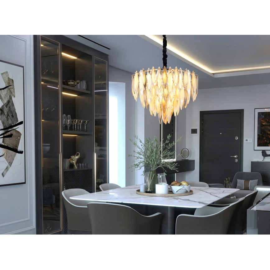 Globo - Κρεμαστός πολυέλαιος με καλώδιο 12xE14/40W/230V
