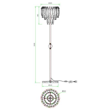 Globo - Επιδαπέδιο φωτιστικό 4xE14/40W/230V