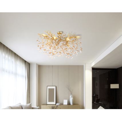Globo - Πολυέλαιος σε ράβδο 7xE14/40W/230V χρυσό