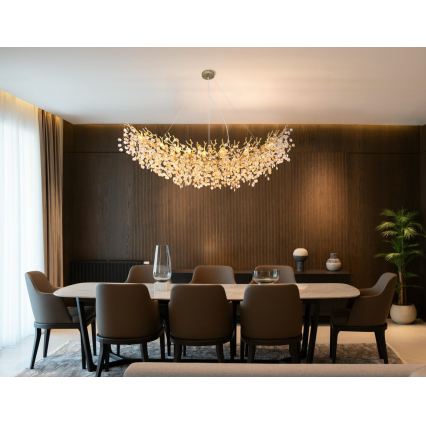 Globo - Πολυέλαιος με καλώδιο 16xE14/40W/230V, χρυσό