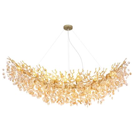 Globo - Πολυέλαιος με καλώδιο 16xE14/40W/230V, χρυσό