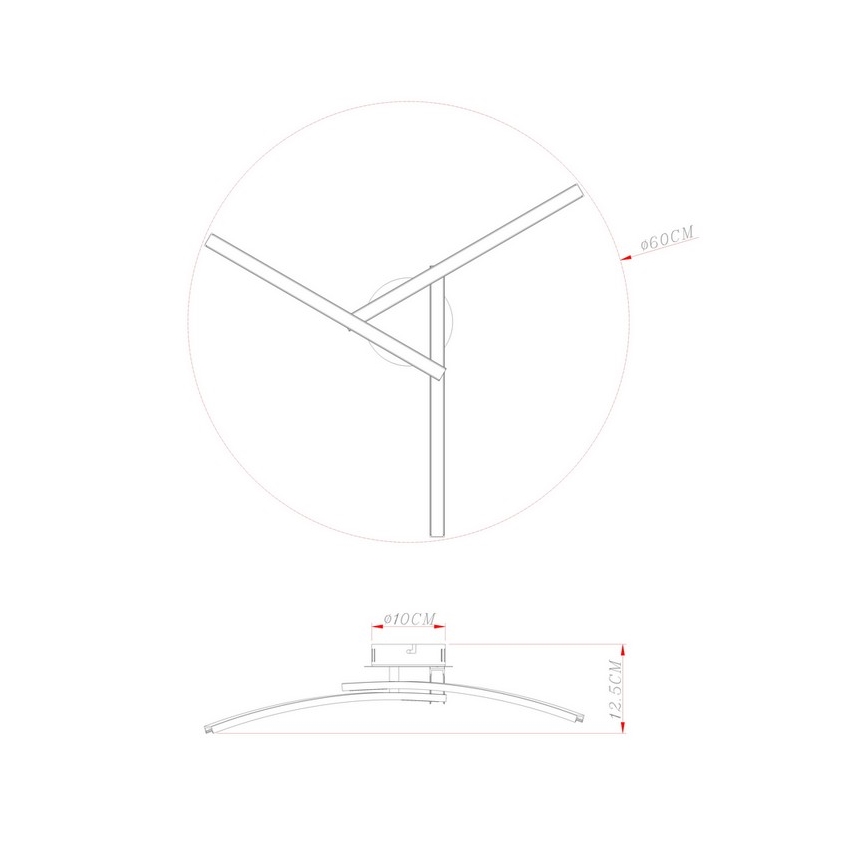 Globo - LED Πλαφονιέρα οροφής 3xLED/6W/230V