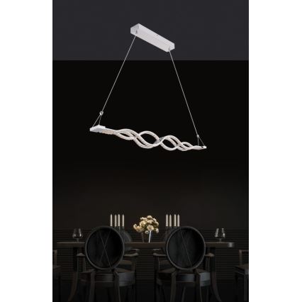 Globo - Ρυθμιζόμενο κρεμαστό φωτιστικό LED με καλώδιο LED/30W/230V + τηλεχειριστήριο