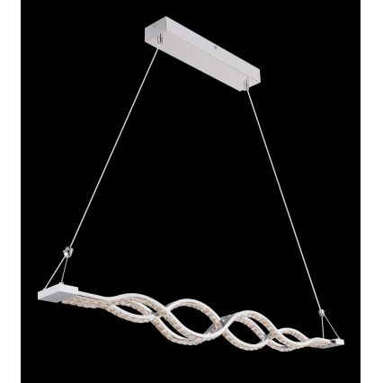 Globo - Ρυθμιζόμενο κρεμαστό φωτιστικό LED με καλώδιο LED/30W/230V + τηλεχειριστήριο