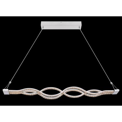 Globo - Ρυθμιζόμενο κρεμαστό φωτιστικό LED με καλώδιο LED/30W/230V + τηλεχειριστήριο