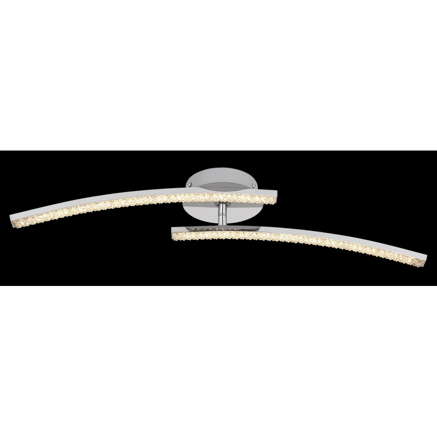Globo - LED Πλαφονιέρα οροφής μπάνιου 2xLED/6W/230V IP44