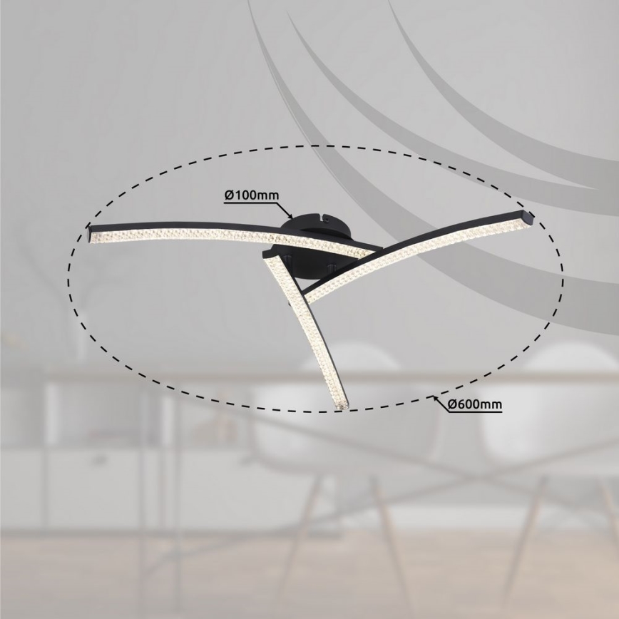Globo - LED Επιφανειακό φωτιστικό οροφής LED/18W/230V 2700/4000/6000K