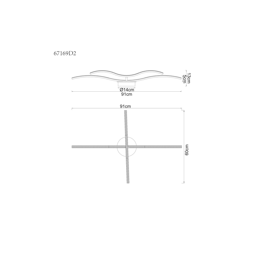 Globo - LED Πλαφονιέρα οροφής LED/20W/230V