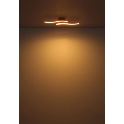 Globo - LED Πλαφονιέρα οροφής LED/12W/230V 3000K πορτοκαλί